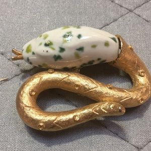 Unique Vintage Snake Pin